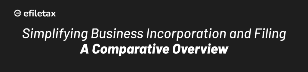 Simplifying Business Incorporation and Filing: A Comparative Overview