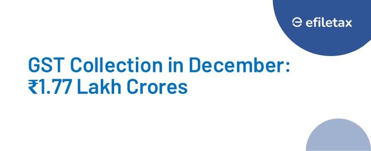 GST Collection in December: ₹1.77 Lakh Crores

