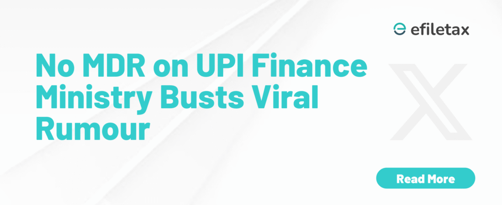 No MDR on UPI Finance Ministry Busts Viral Rumour