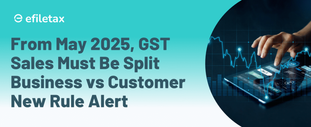 From May 2025, GST Sales Must Be Split: Business vs Customer New Rule Alert