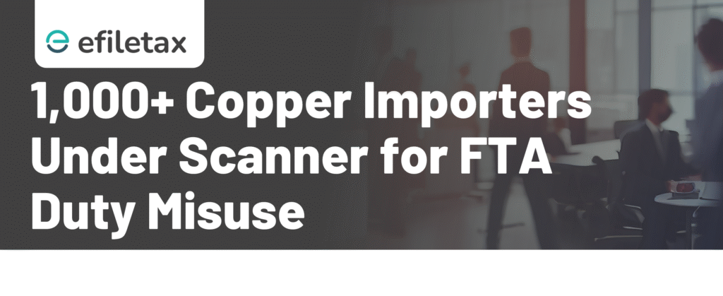 1,000+ Copper Importers Under Scanner for FTA Duty Misuse