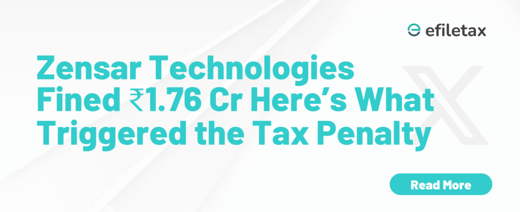 Zensar Technologies Fined ₹1.76 Cr Here’s What Triggered the Tax Penalty