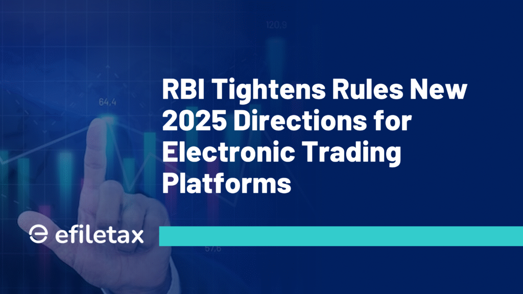 RBI Tightens Rules New 2025 Directions for Electronic Trading Platforms