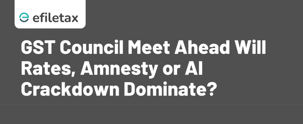 GST Council Meet Ahead Will Rates, Amnesty or AI Crackdown Dominate?
