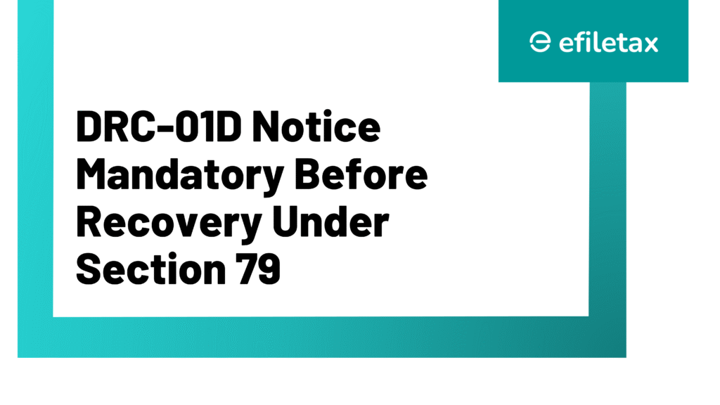 DRC-01D Notice Mandatory Before Recovery Under Section 79