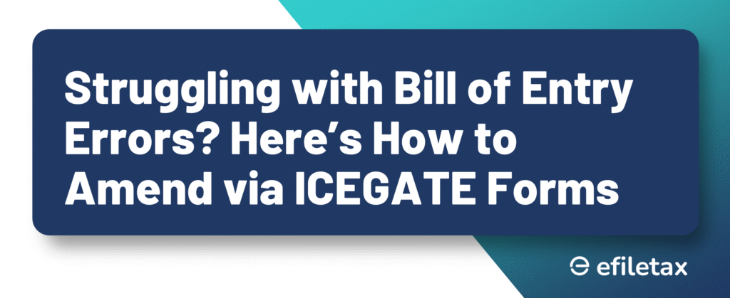Struggling with Bill of Entry Errors? Here’s How to Amend via ICEGATE Forms